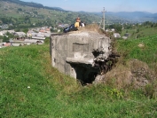 Egy bunker az Árpád-vonalból