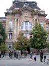A Beregszászi Főiskola bejárata